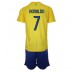 Al-Nassr Cristiano Ronaldo #7 Babykleding Thuisshirt Kinderen 2023-24 Korte Mouwen (+ korte broeken)